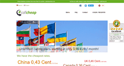 Desktop Screenshot of callcheap.de